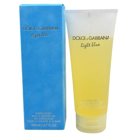 dolce gabbana light blue bath shower gel